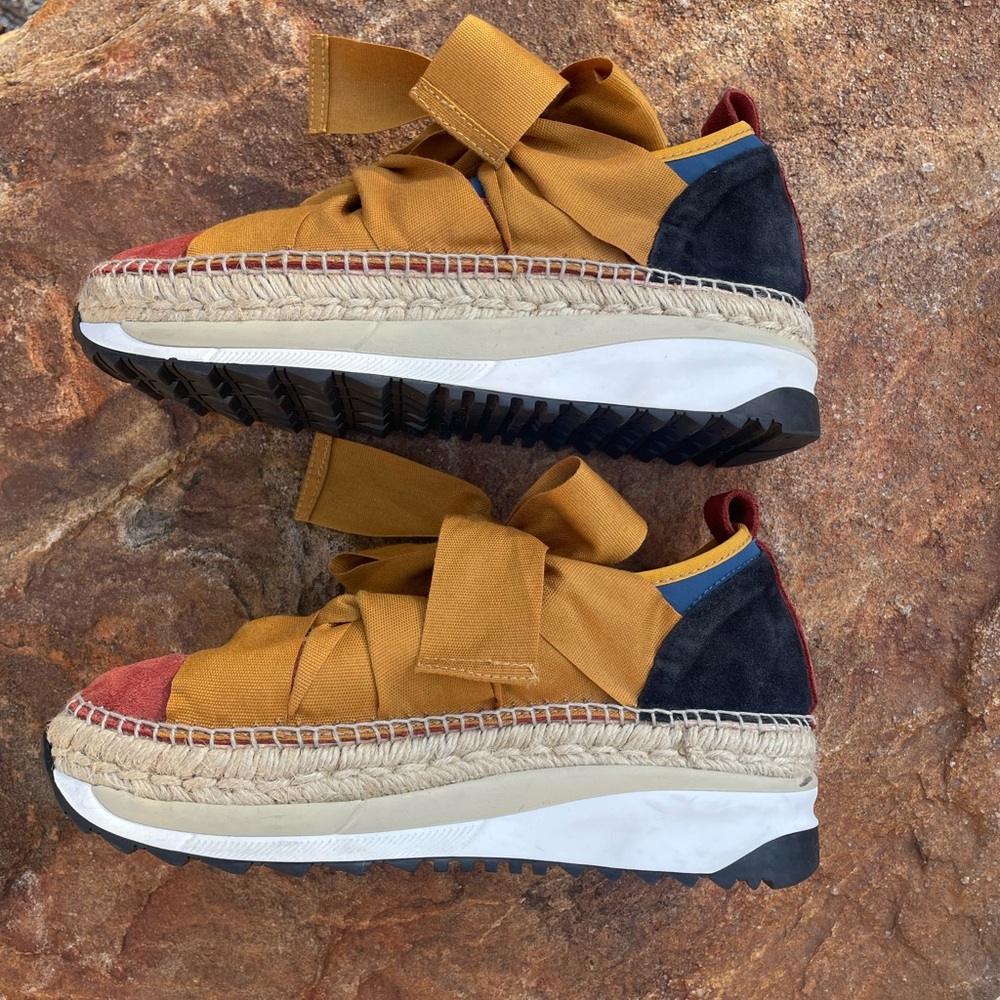 Free People “Chapmin” Multicolor Espadrille Sneaker - Picture 7 of 11